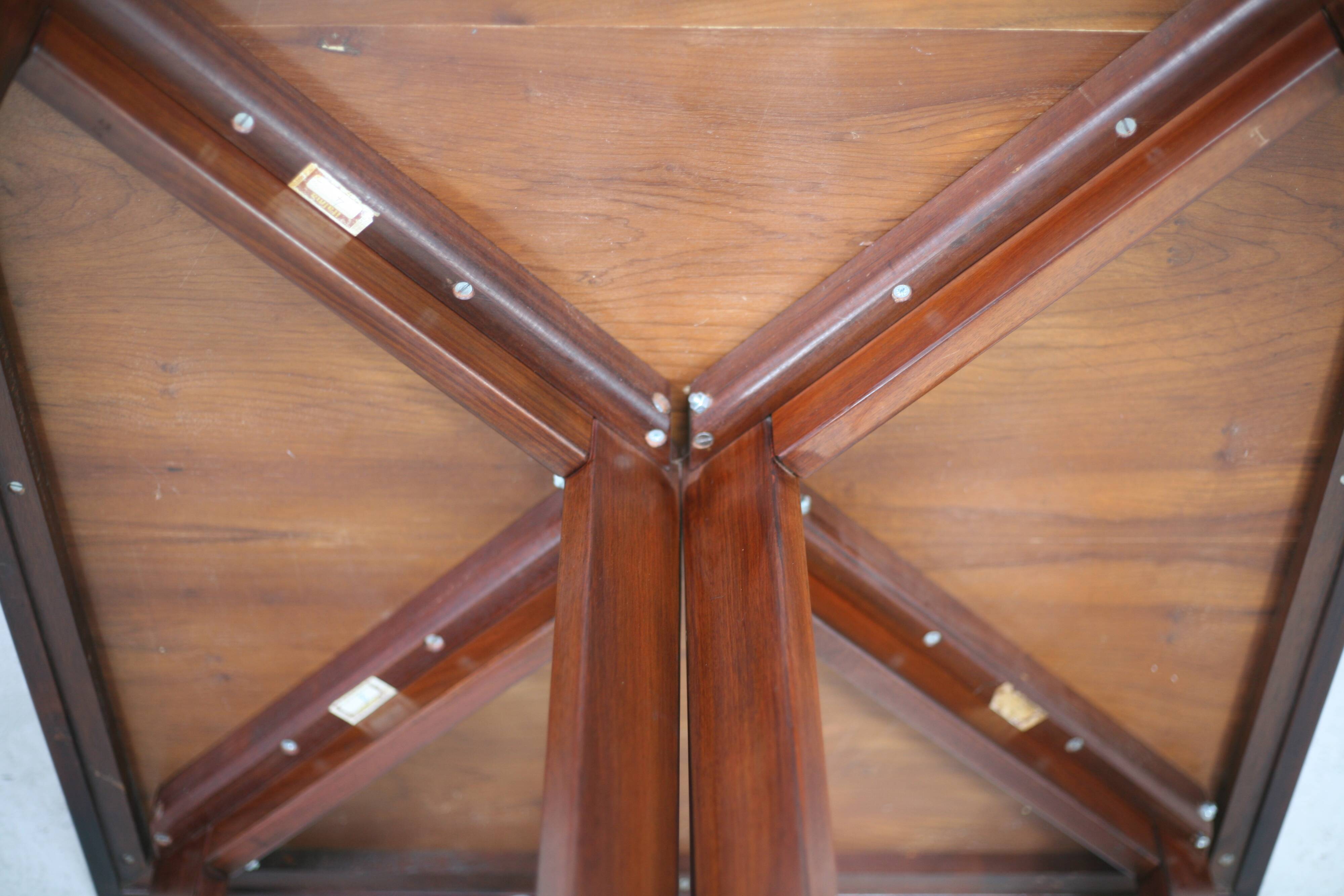 Table by Jean Gillon, published by Italma Wood Art, Brazil, circa 1970