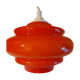 Luminaire en verre d'opaline vintage