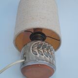 Small ceramic table lamp Vallauris signed YC Yves Clément