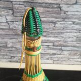 Bottle carafe scoubidou 1950 60