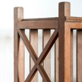 Shelves with teak slats