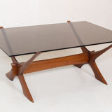 Table basse condor en teck par fredrik schriever-abeln