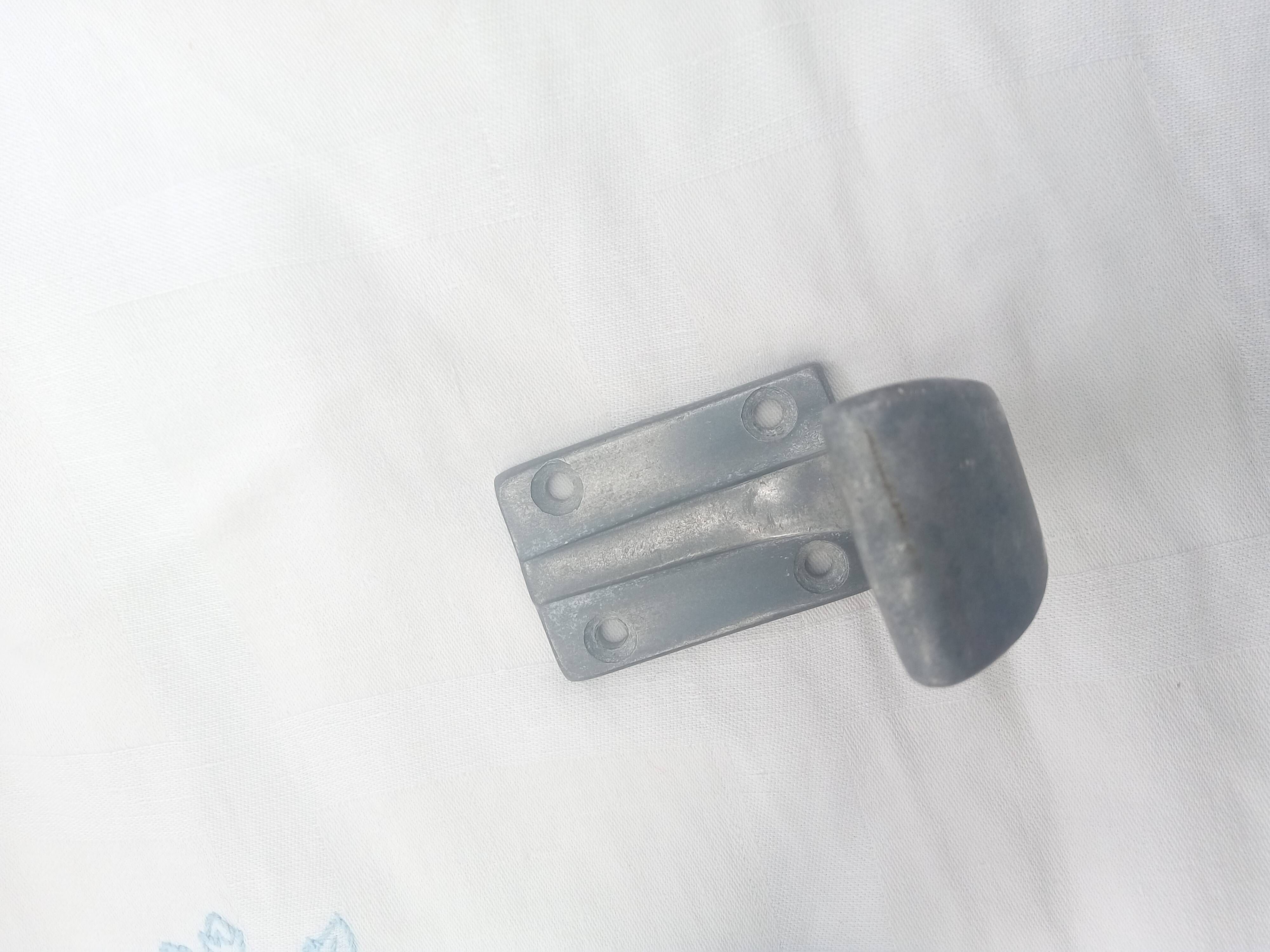 Set of 3 old coat hooks