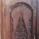 Old cupboard doors, beech wall bookcase (1)