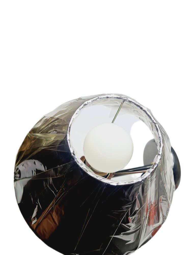Art Deco brass wall lamp, Poland, 1980s
