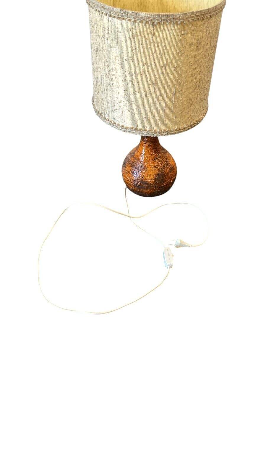 Lampe de table vintage orange à lave Krösselbach