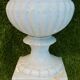 Pair of old Medici vase in cast iron, early XXth, H: 43.5cm