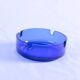 Vintage blue glass ashtray