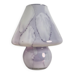 Lampe champignon en verre
