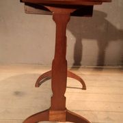 Kidney-shaped side table