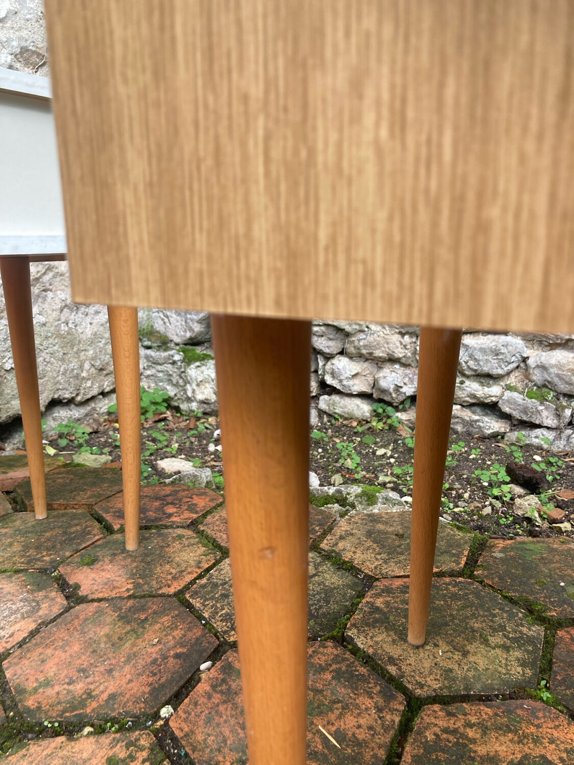 Pair of vintage bedside tables