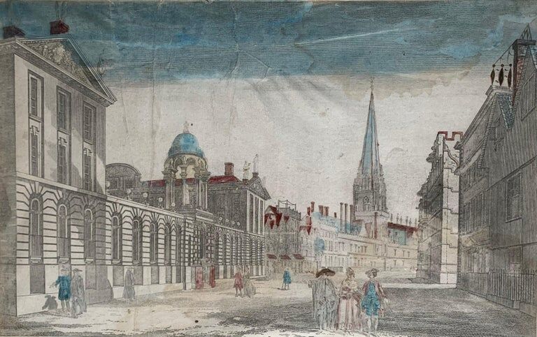 FRUSOTTE, optical view of Queen's College and Oxford University,