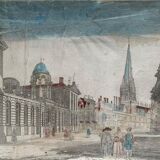 FRUSOTTE, optical view of Queen's College and Oxford University,