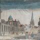 FRUSOTTE, optical view of Queen's College and Oxford University,