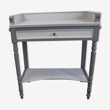 Louise two grey hairdresser style console