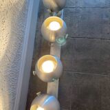 Brushed aluminum eyeball spotlight strip