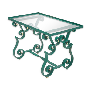 Table basse fer forgé