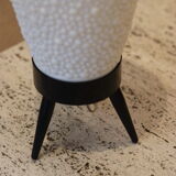 Mid-century textured plastic lamp, 1950s–60s.