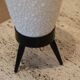 Mid-century textured plastic lamp, 1950s–60s.