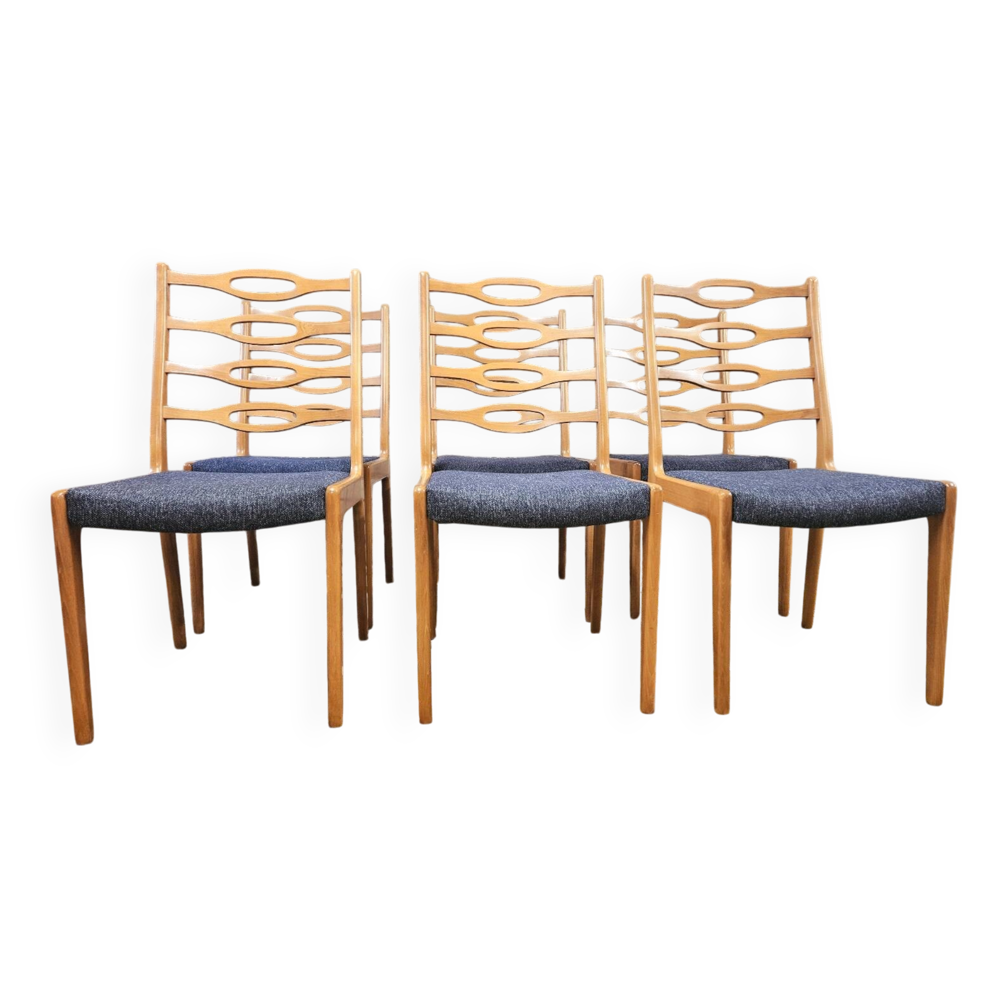 6 Scandinavian chairs 1960
