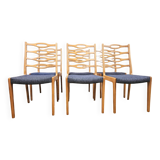 6 Scandinavian chairs 1960
