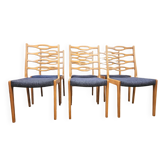 6 Scandinavian chairs 1960
