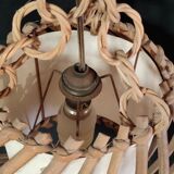 Vintage rattan pendant lamp