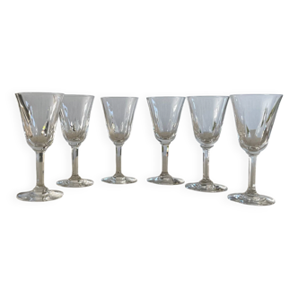 6 Saint Louis liqueur glasses 1950