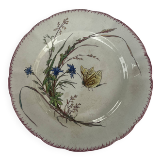 Sarreguemines butterfly plates