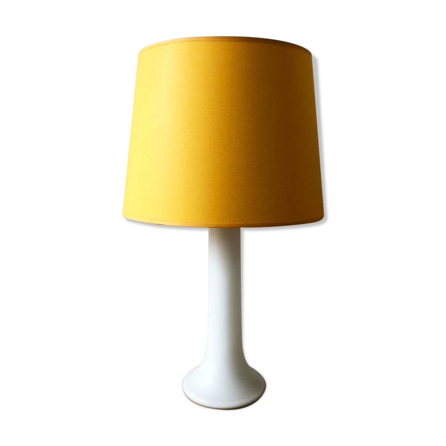 Opalin glass lamp by Östen Kristiansson & Uno Kristiansson for Luxus Vittsjö  1960