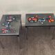 Duo of Belarti side tables from the 60s