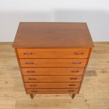 Mid-century teak dresser, Denmark, 1960s
