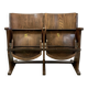 Vintage Two-Seat Cinema Bench from TON, 1960s