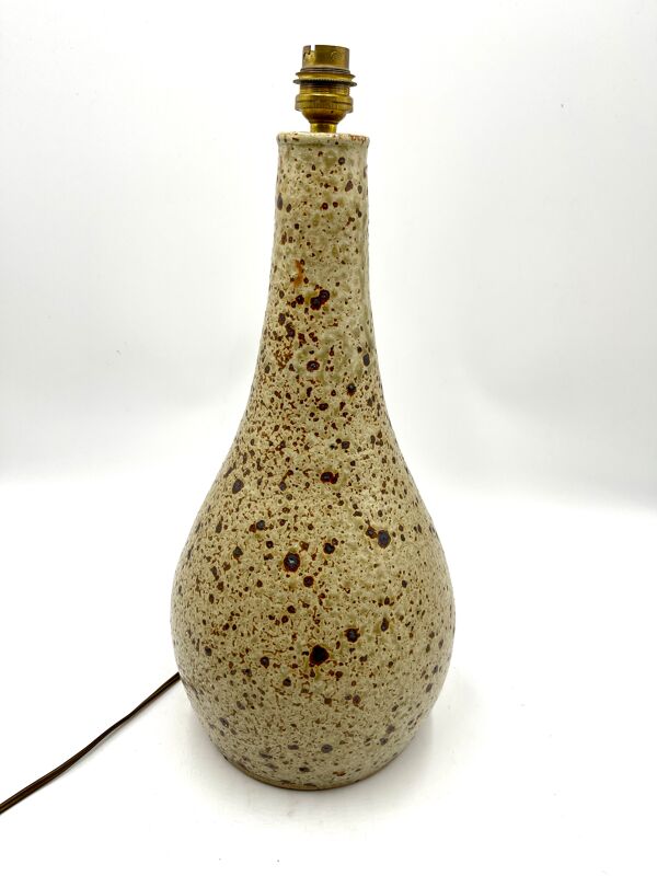 Pied de lampe terre pyrite gres de la borne de Migeon année 70