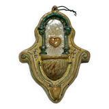 Green heart holy water font "Le Stanze Del Gattopardo"