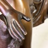 Apollo Belvedere, bronze after the antique, foundry mark, Jaboeuf and Rouard, Paris