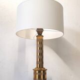 Brass column lamp