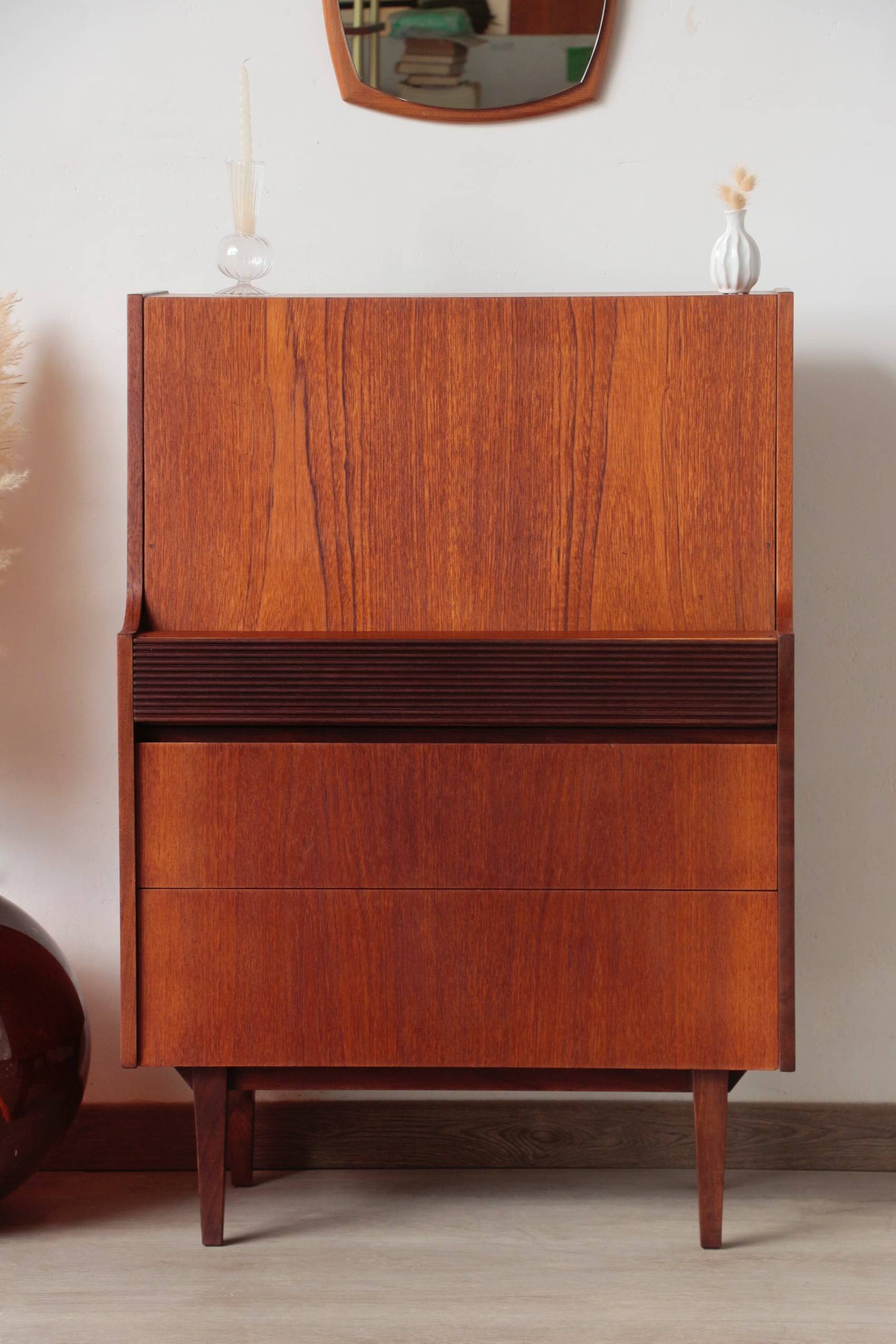 Vintage teak desk by Elliots of Newbury – 1960s design