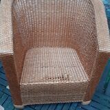 5-piece vintage rattan lounge set 60s