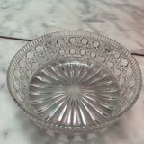 Paire de bonbonnières anciennes en cristal allemand
