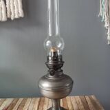 Old tin oil lamp