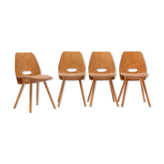 Ensemble de 4 chaises tatra