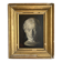 Study of a young girl in plaster, oil on canvas, 19th century, gilded frame.