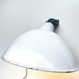 White enamelle tole wall lamp ø 31 cm brand benjamin usa