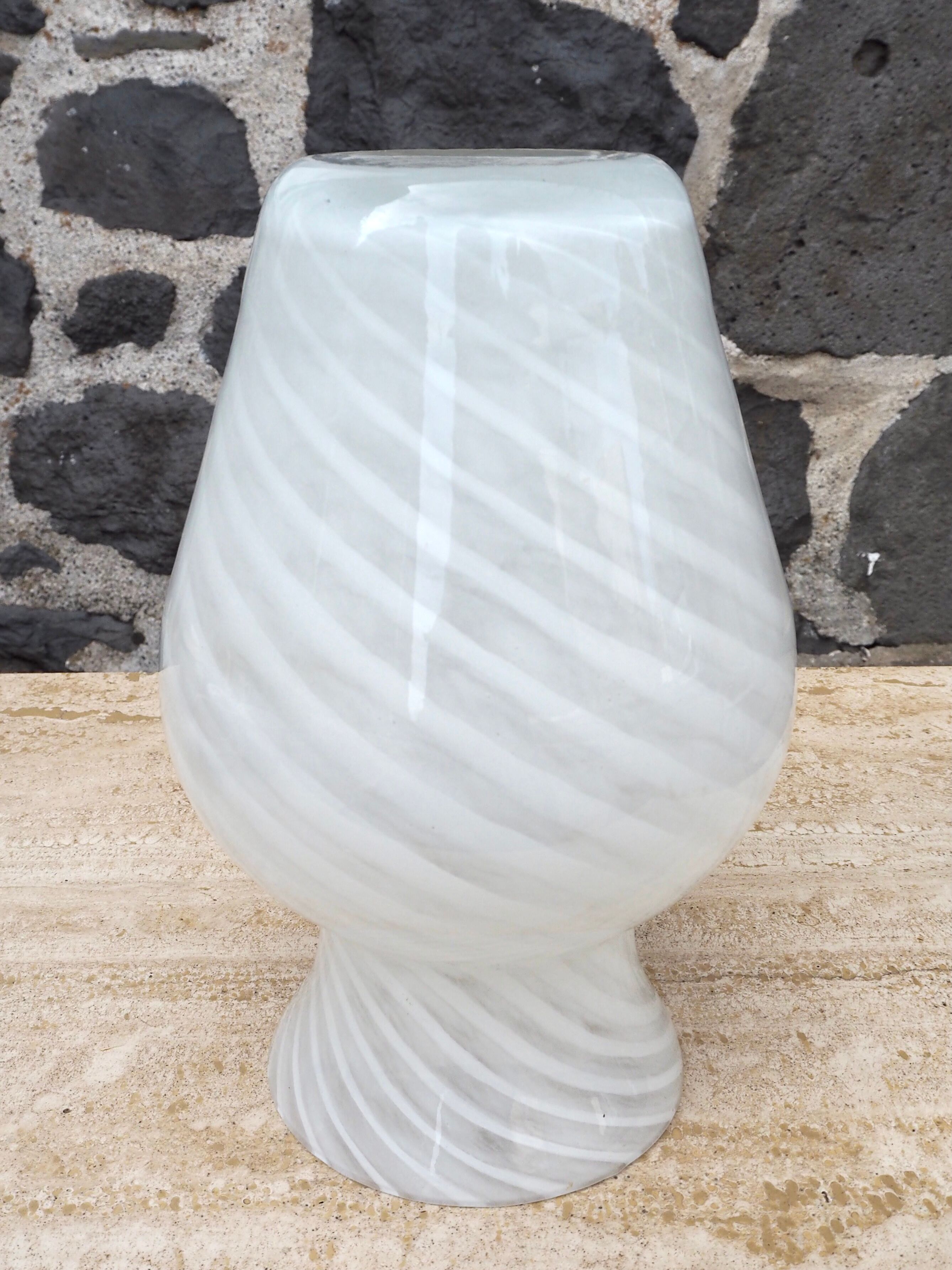 Murano-style glass vase