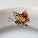 2 dessert plates Faïence d'Onnaing from Northern France