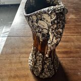 Vase Fat Lava Vallauris H 24 cm