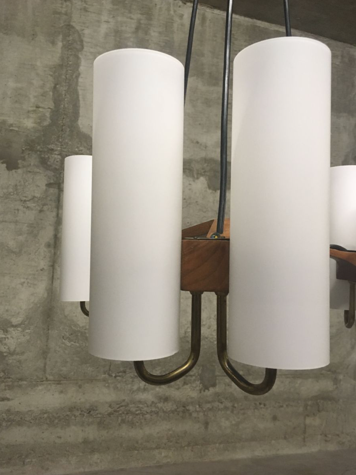 Chandelier by Uno & Östen Kristiansson for Luxus, 1950s