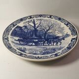 Large vintage dish, Delfts Blauw