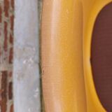 Paire de chaises traineaux Orange